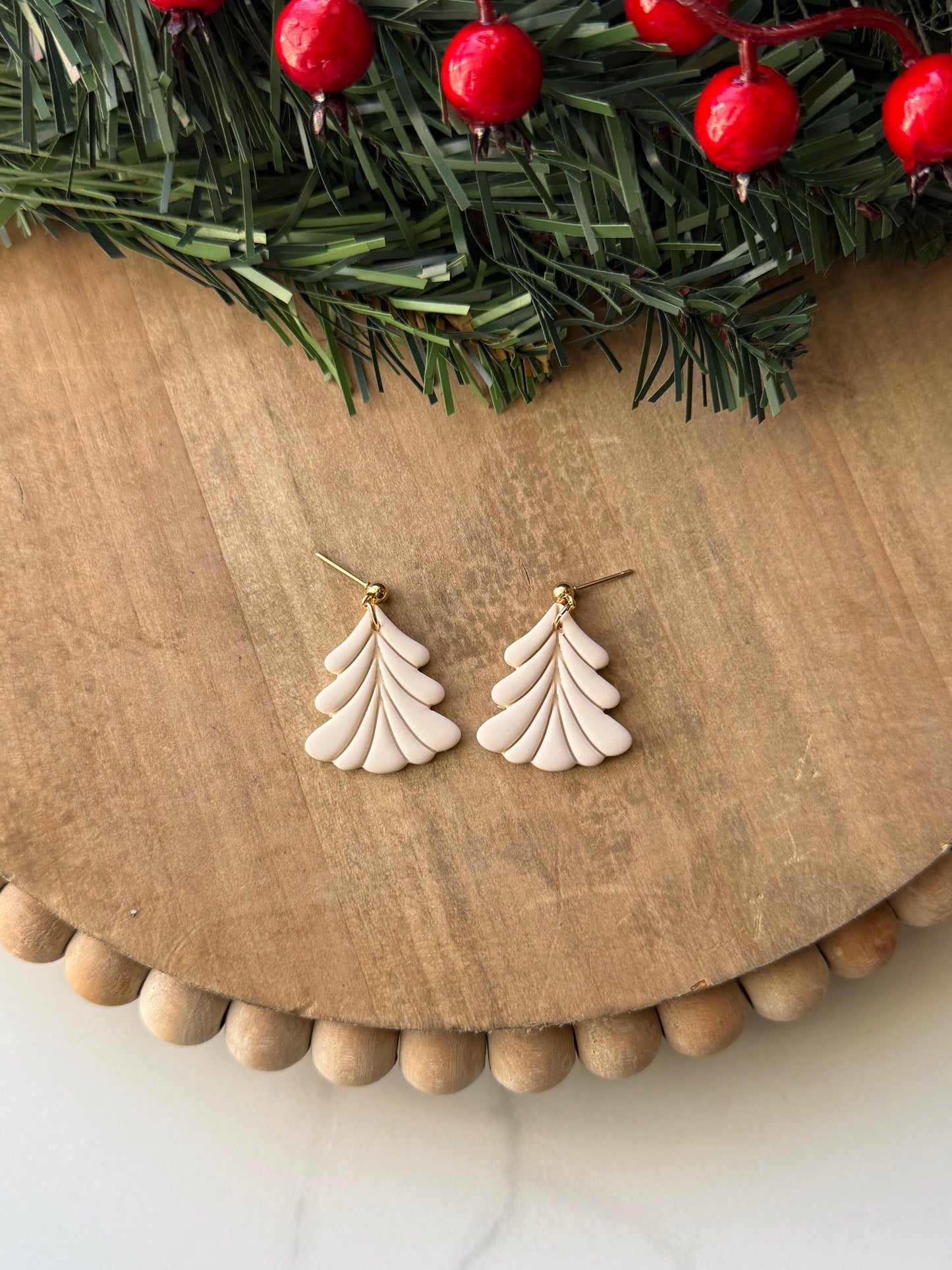 On Christmas, We Wear White Dangle