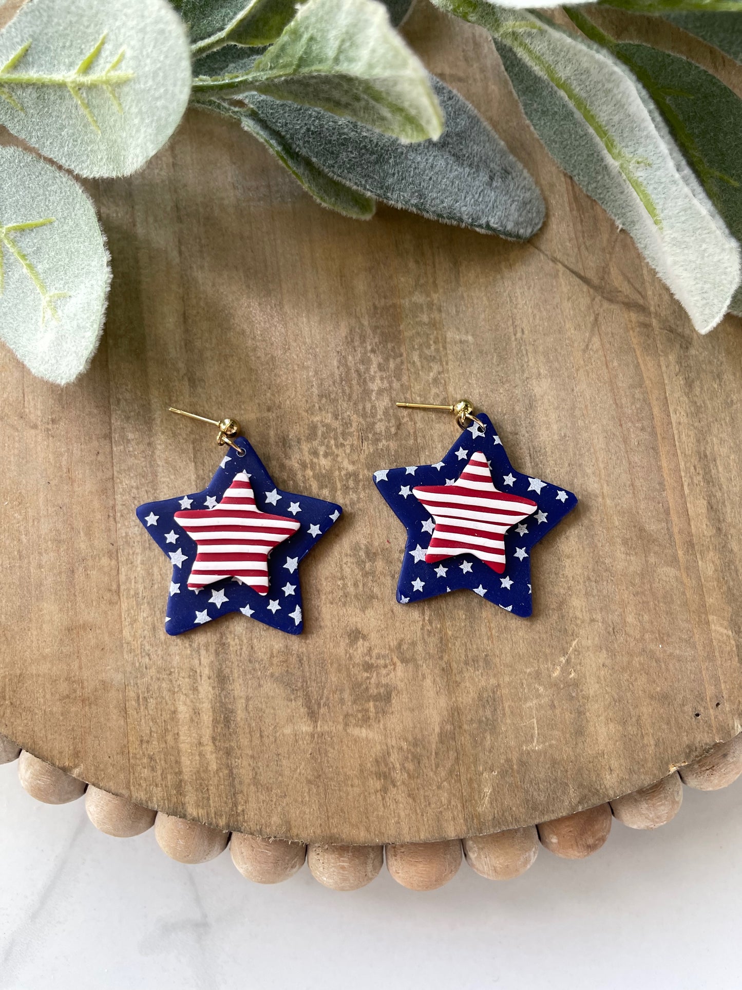 Large Stars & Stripes Dangle