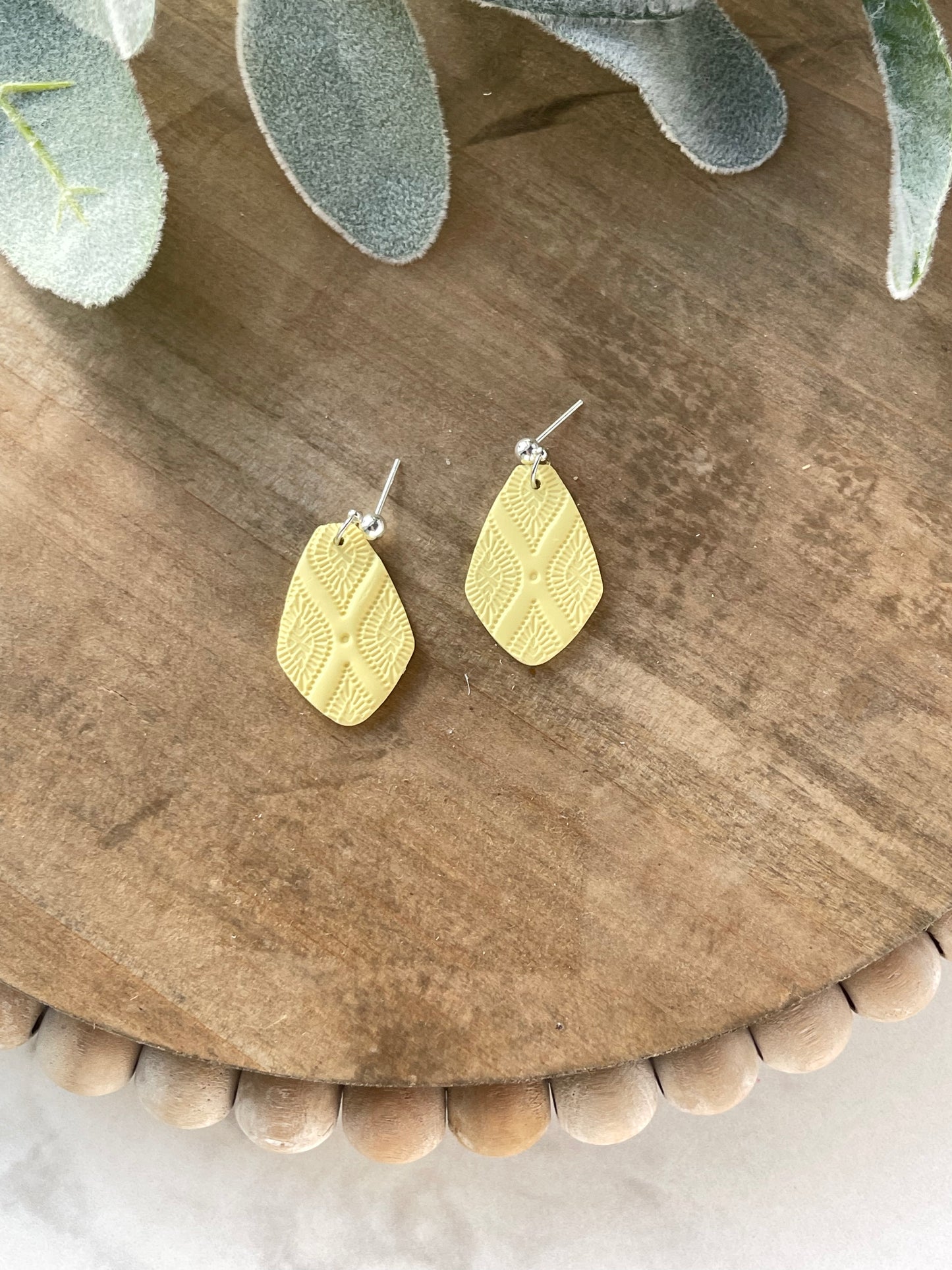 Yellow Boho Diamond Dangle