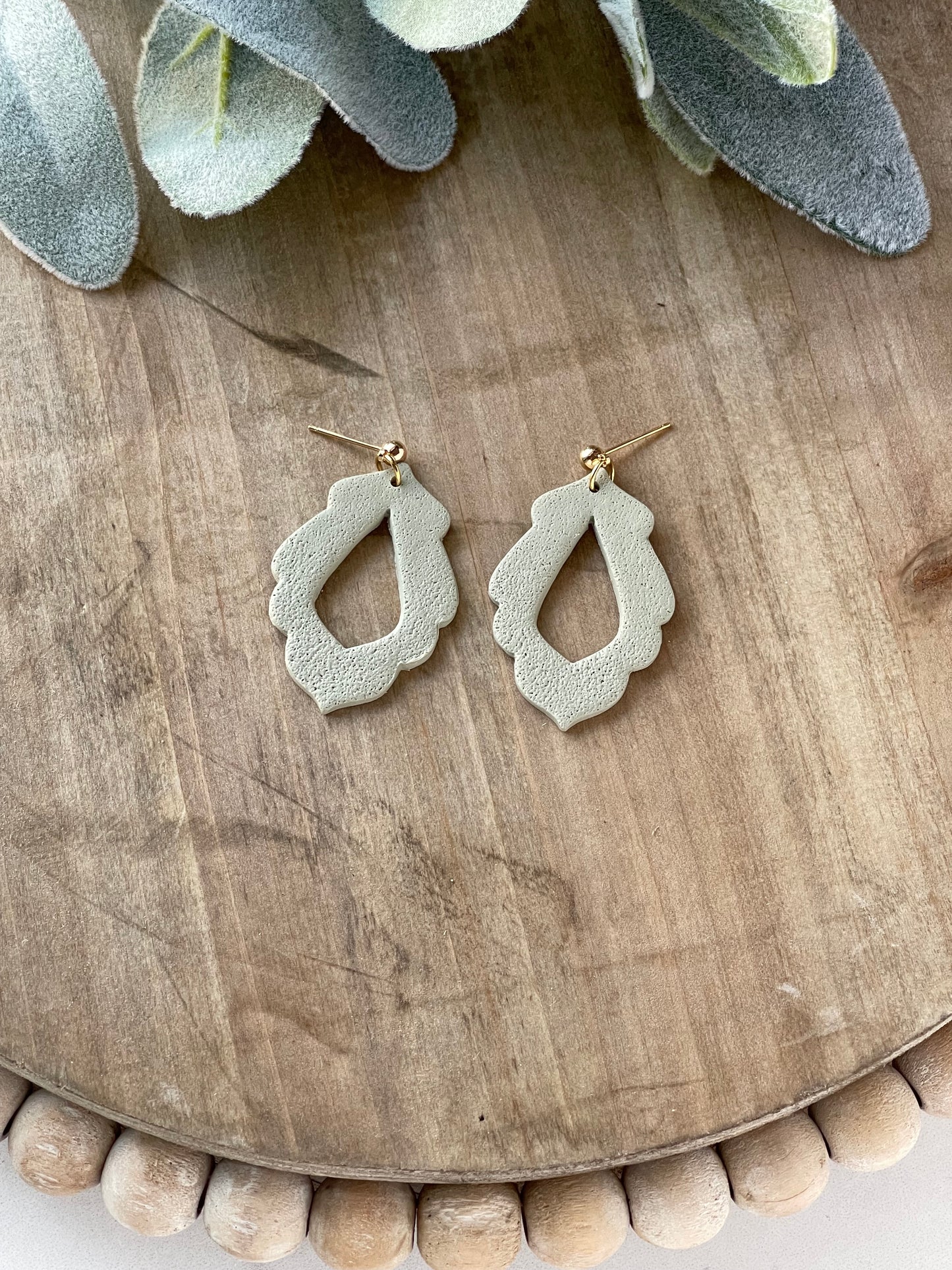 Sage Textured Fancy Dangle