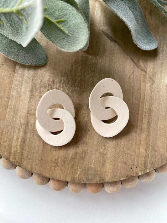 Tan Confetti Combo Dangle