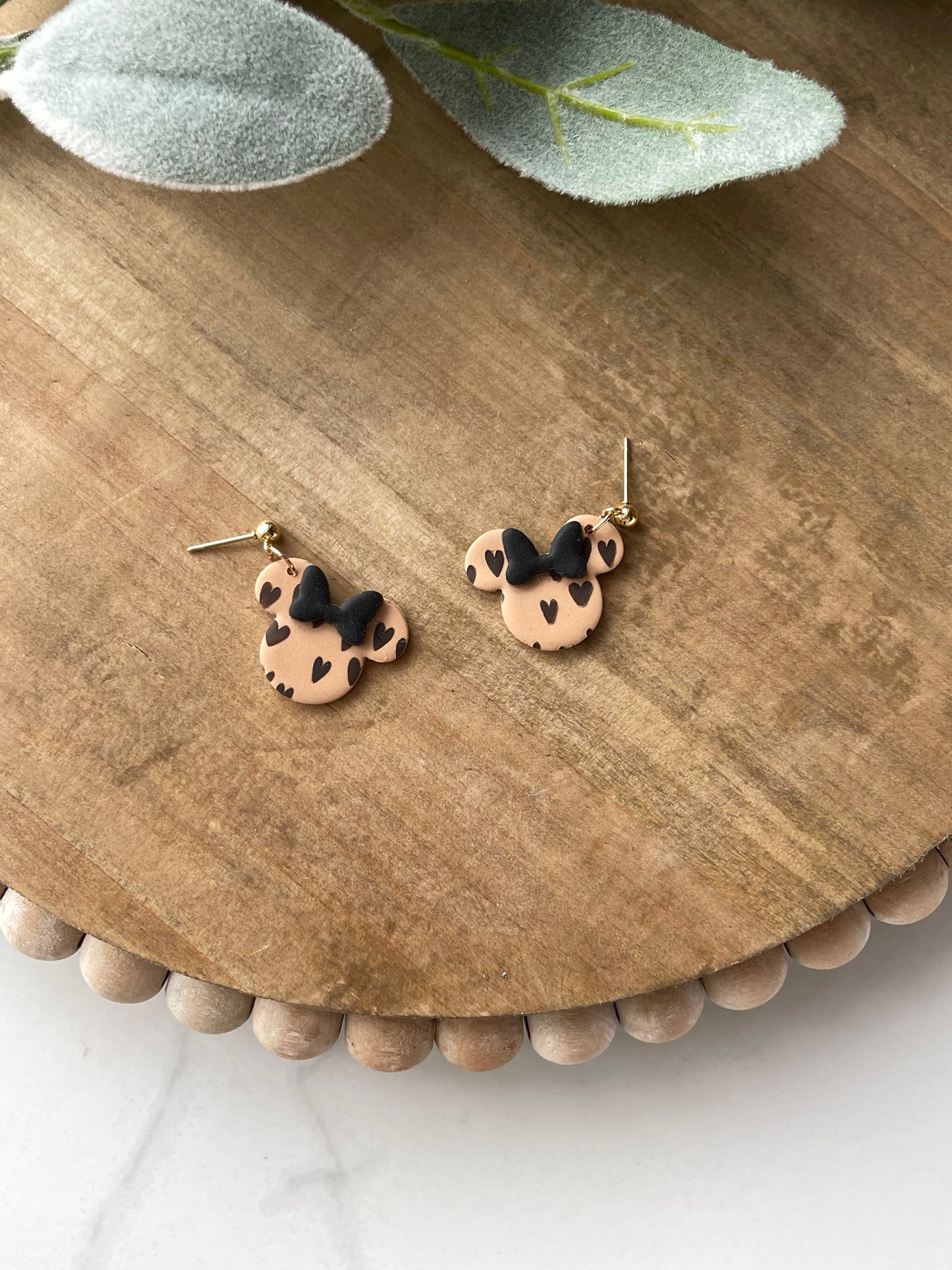 Tan with Black Hearts Collection