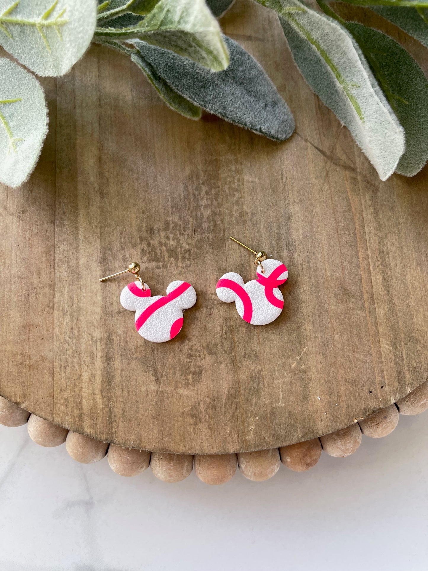 Magical White with Hot Pink Dangle