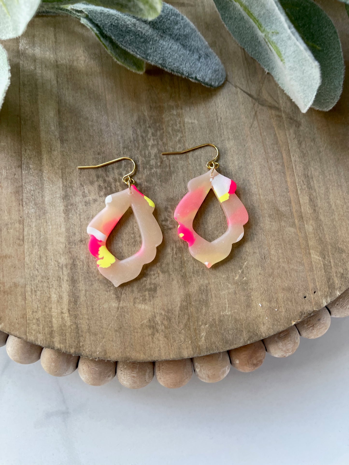 Translucent & Neon Dangle