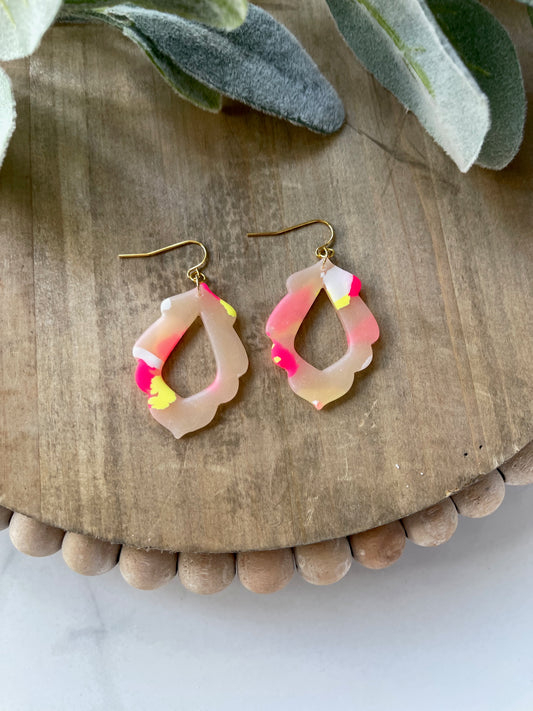 Translucent & Neon Dangle